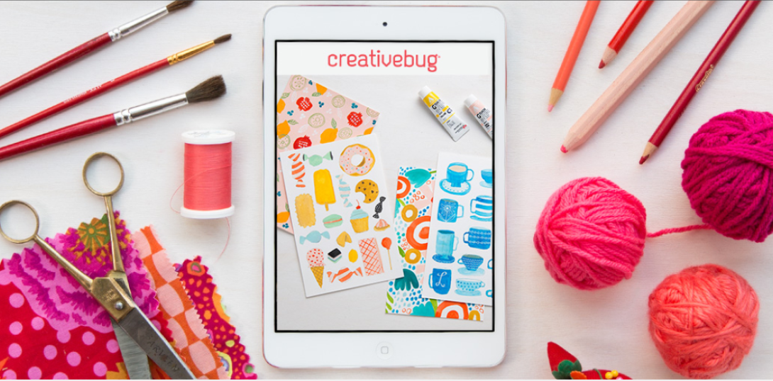 Creativebug login page